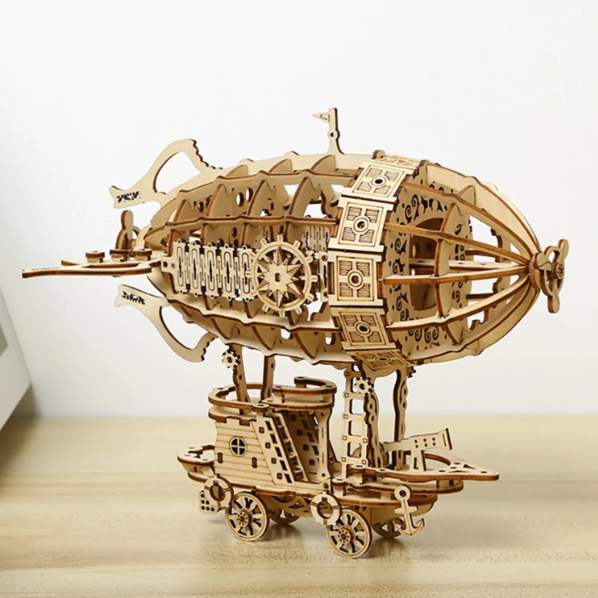 Airship 3D Wooden Puzzle – Mechanical DIY Assembly Model for Home Decor & Displa - Image 2 of 6 | TheBrickTube