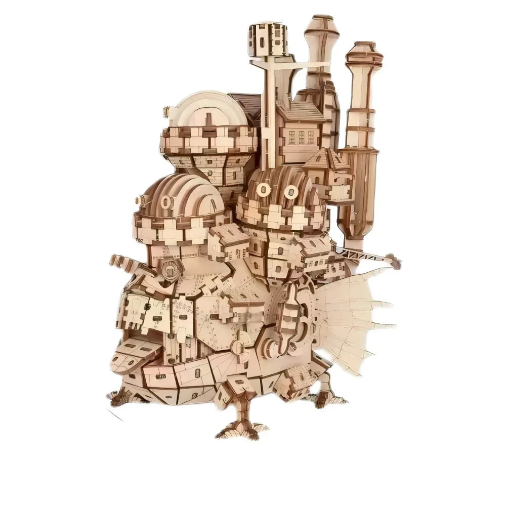 Creative Castle 3D Wooden Puzzle – DIY Architectural Model - Image 2 of 7 | TheBrickTube