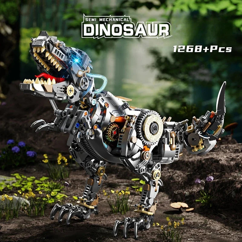 T-Rex Brick Set – Light-Up STEM Model 009 - Image 2 of 6 | TheBrickTube