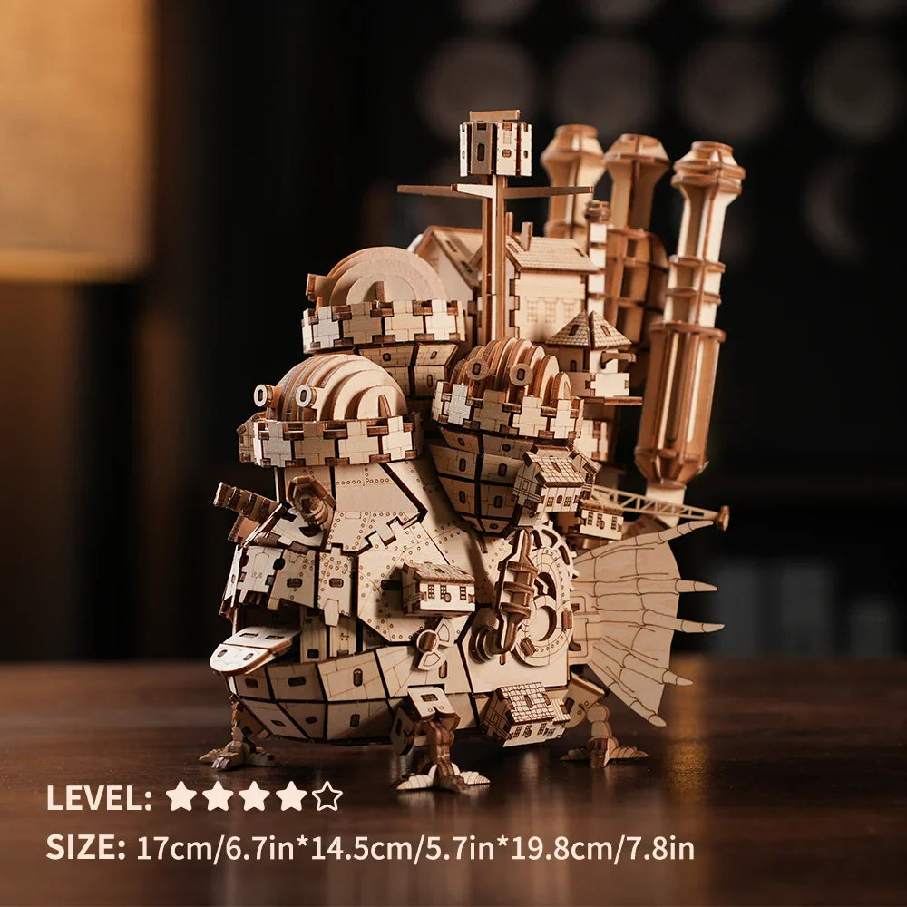 Creative Castle 3D Wooden Puzzle – DIY Architectural Model - Image 3 of 7 | TheBrickTube