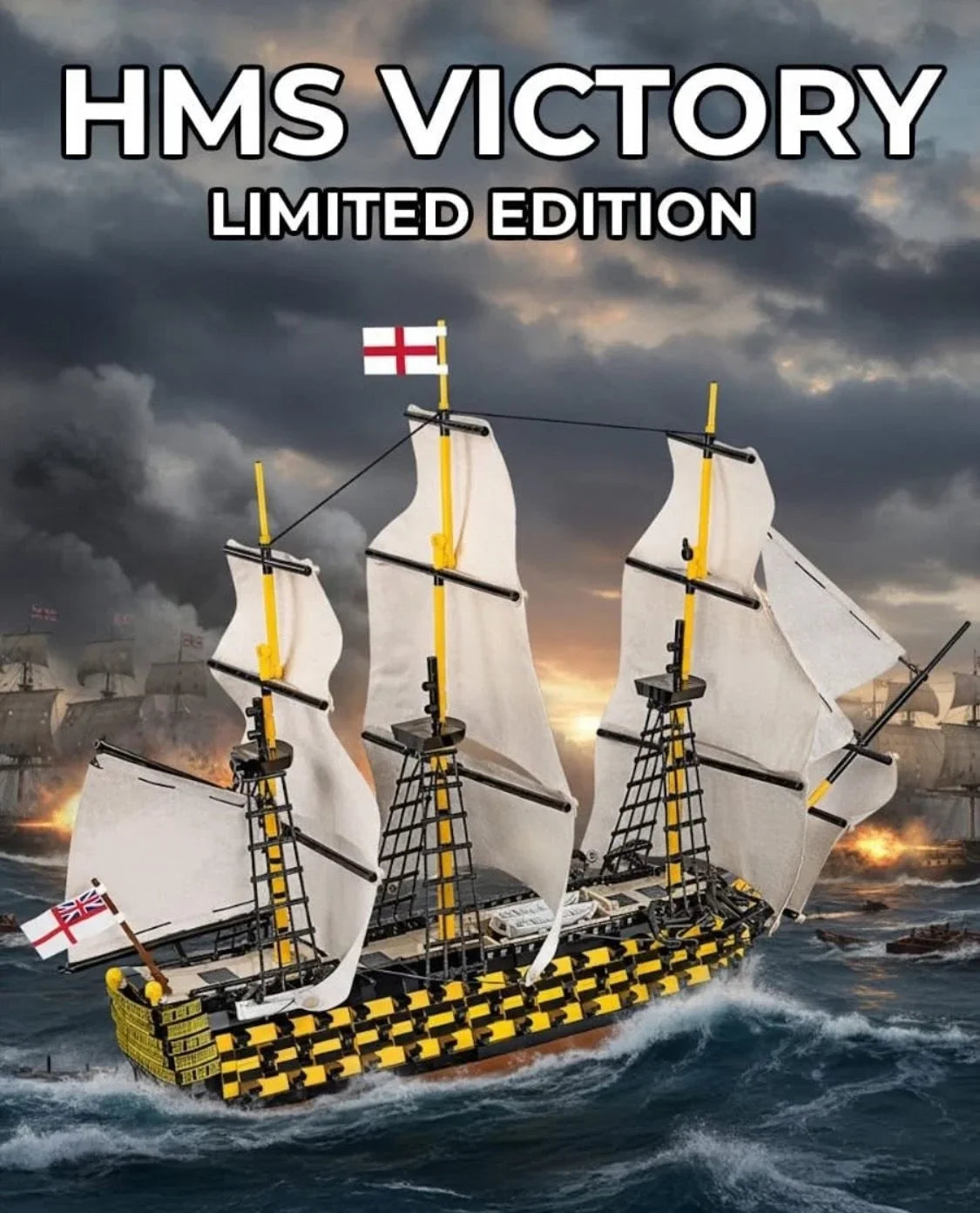 LIMITED EDITION HMS Victory Building Set - Image 5 of 6 | TheBrickTube