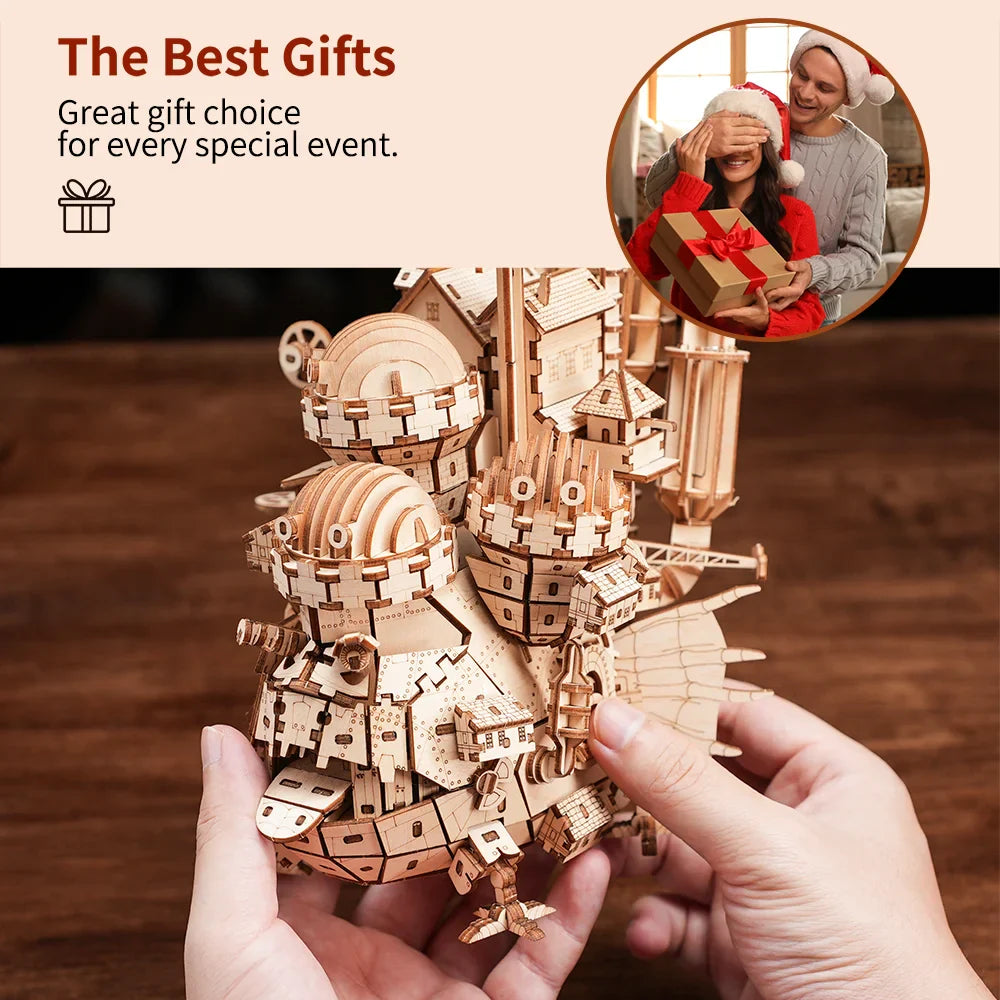 Creative Castle 3D Wooden Puzzle – DIY Architectural Model - Image 6 of 7 | TheBrickTube