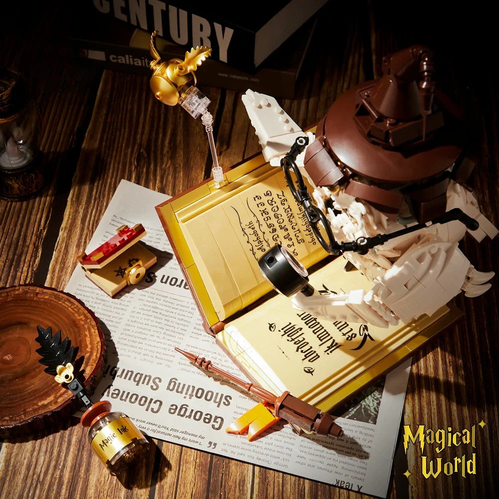 Magical Owl Doctor Building Blocks – Light-Up Book Model 074 - Image 4 of 7 | TheBrickTube