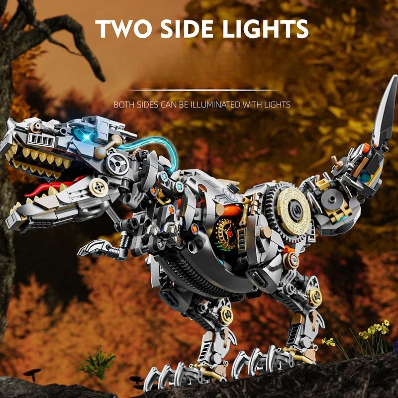 T-Rex Brick Set – Light-Up STEM Model 009 - Image 4 of 6 | TheBrickTube