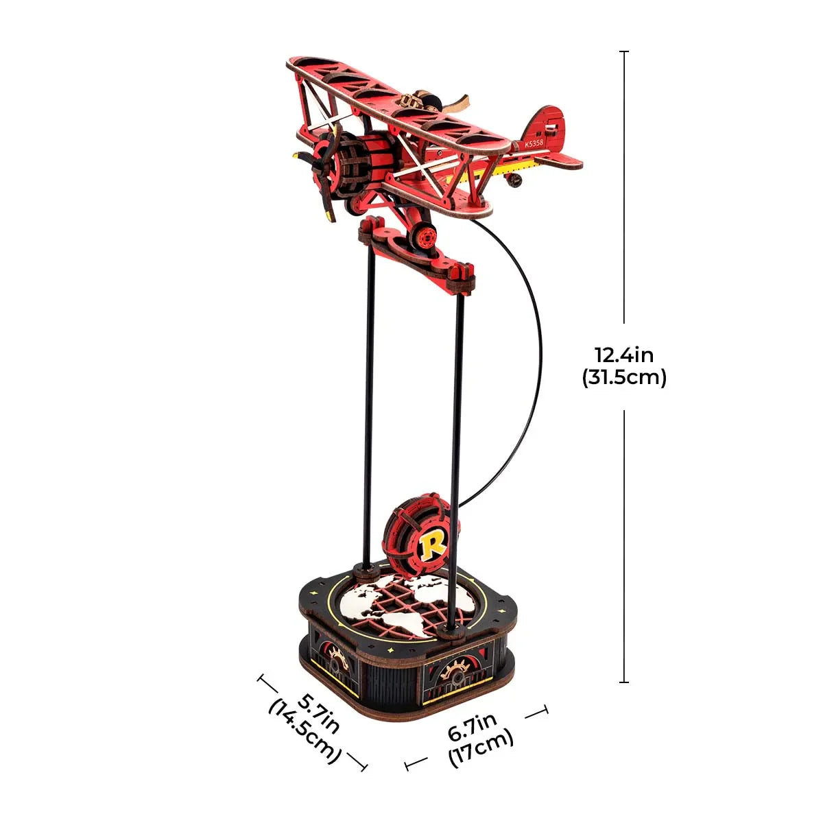Mechanical Gravity Swing 3D Wooden Puzzle Model Kit – Creative Desktop Build for - Image 6 of 6 | TheBrickTube