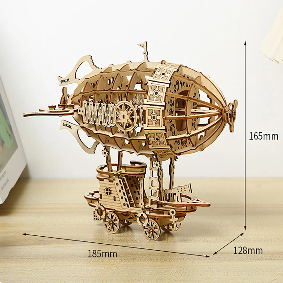 Airship 3D Wooden Puzzle – Mechanical DIY Assembly Model for Home Decor & Displa - Image 6 of 6 | TheBrickTube