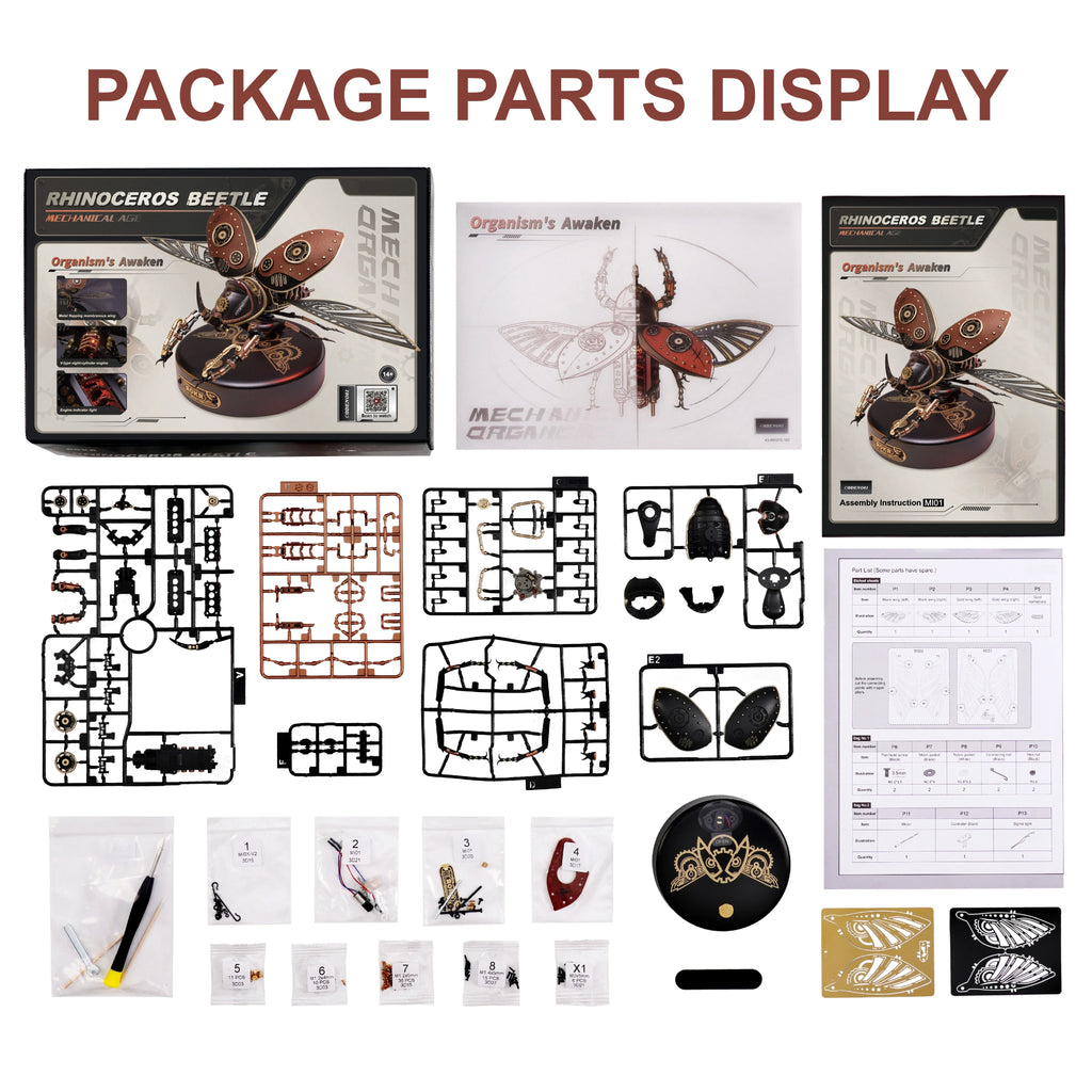 Steampunk Turtle 3D Wooden Puzzle – Mechanical Model with LED Light - Image 5 of 5 | TheBrickTube