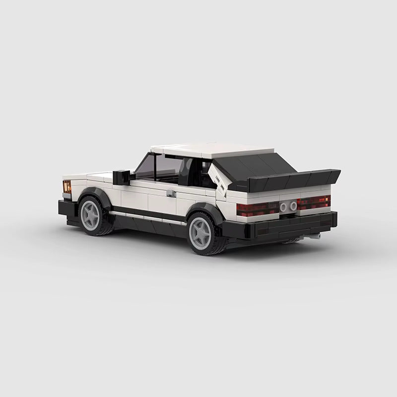 Toyota Celica Classic brick model - side profile view - TheBrickTube