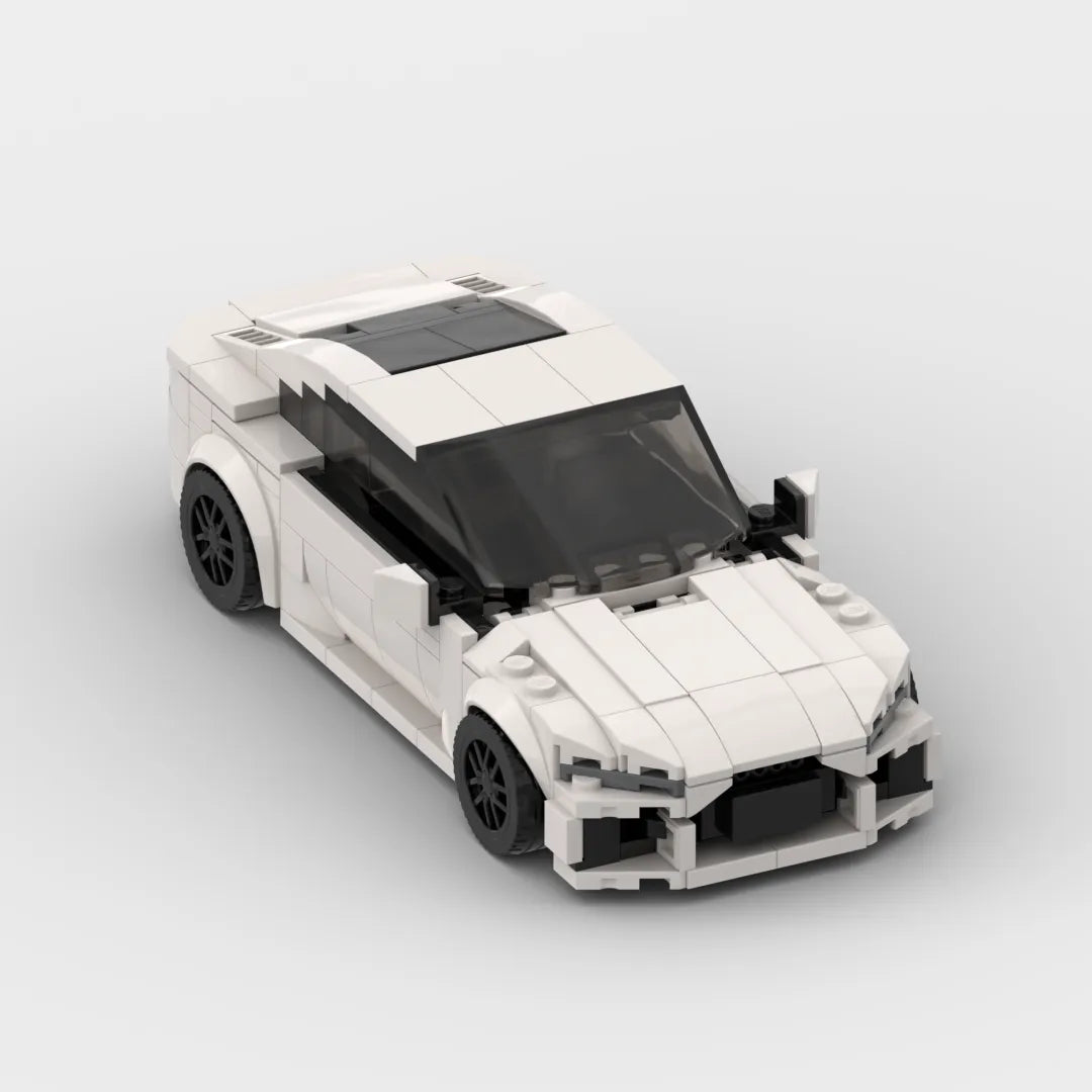 Audi RS7|Grey brick model - display view - TheBrickTube