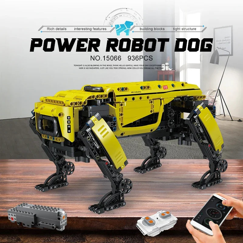 Remote Control Robot Dog Brick Set – Motorized Model - Image 4 of 7 | TheBrickTube