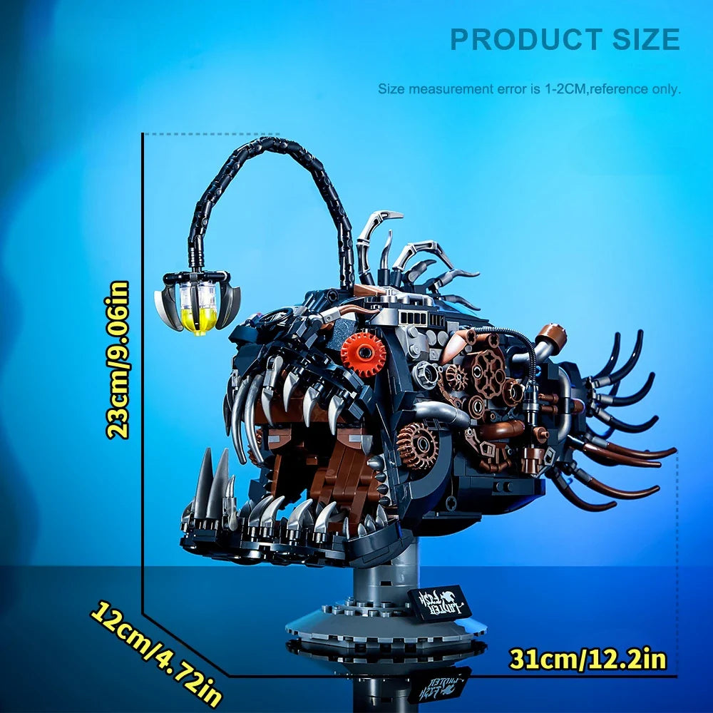 Mechanical Lantern Fish Building Blocks – Light-Up Ocean Model 079 - Image 6 of 6 | TheBrickTube