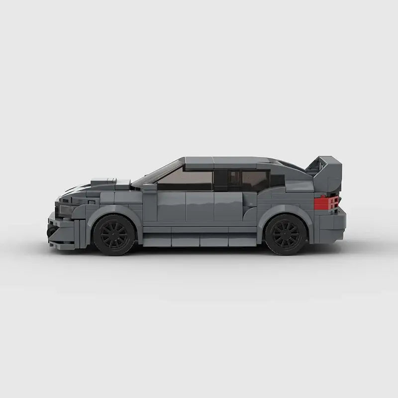 Subaru Impreza WRX STI brick model - rear angle view - TheBrickTube