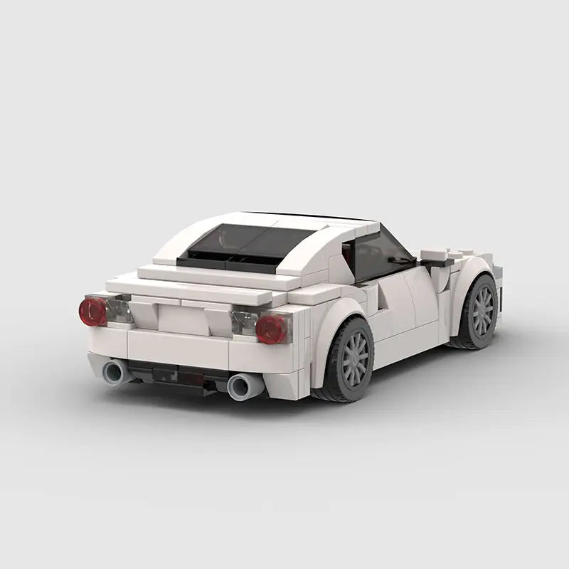 Toyota GT86 brick model - side profile view - TheBrickTube