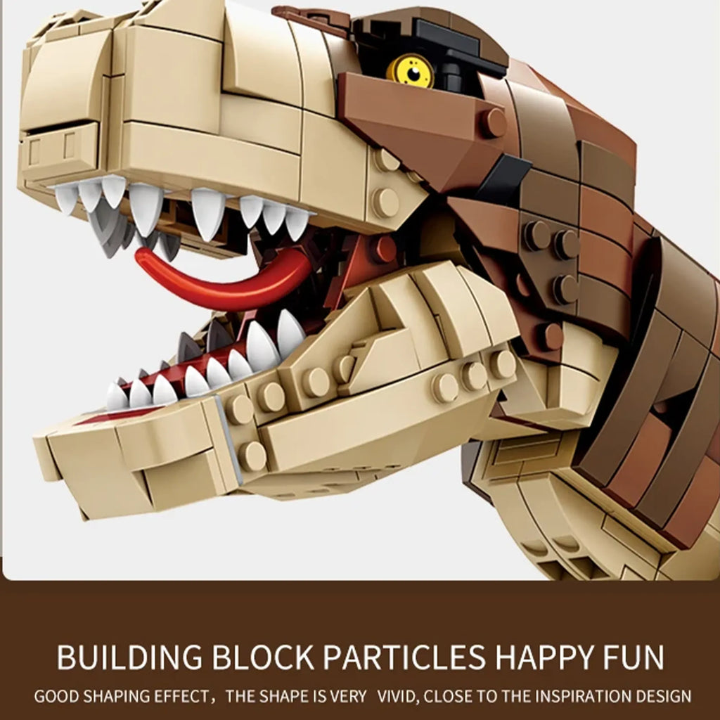 Dinosaur World Building Blocks – T-Rex & Mosasaurus DIY Models 023 - Image 7 of 16 | TheBrickTube