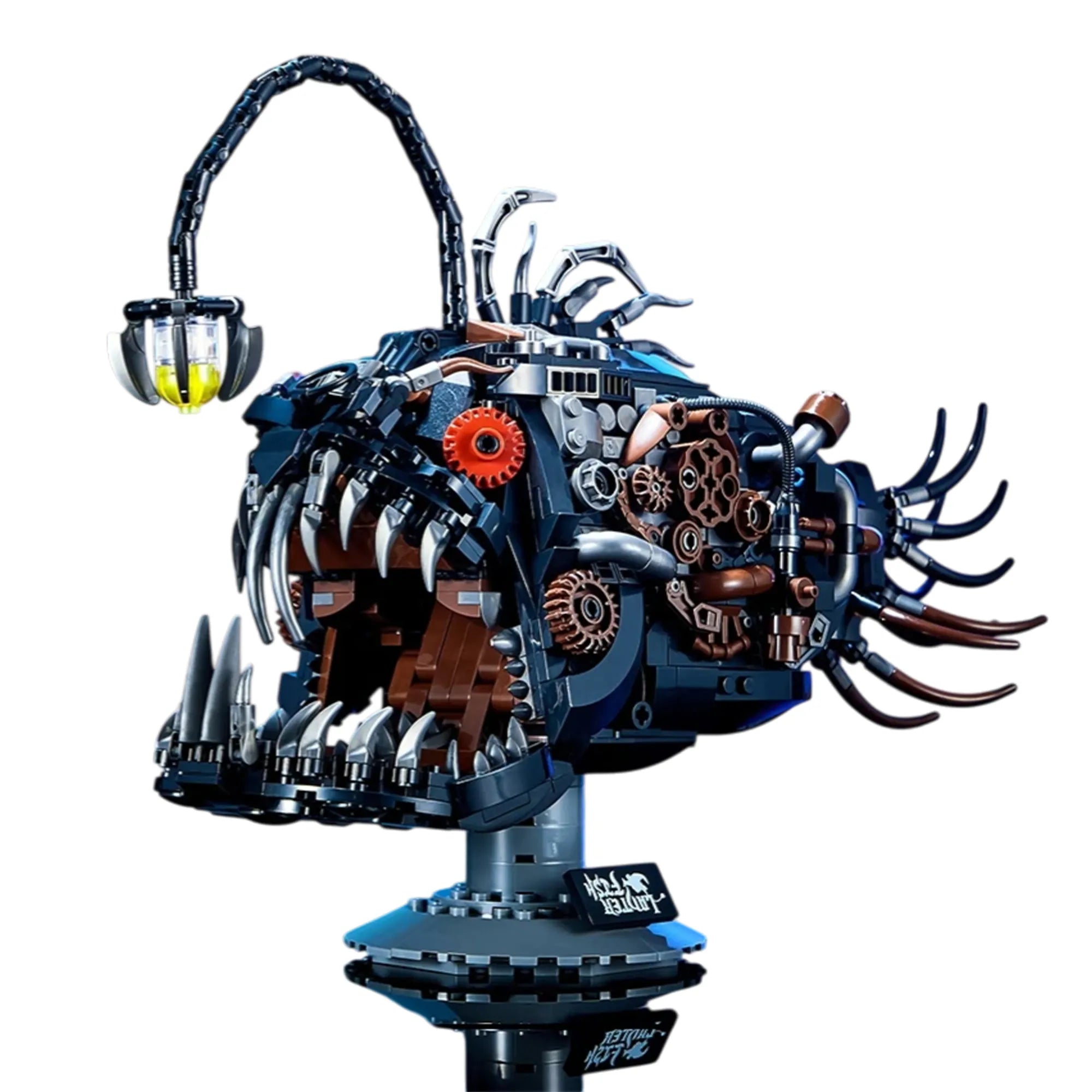 Mechanical Lantern Fish Building Blocks – Light-Up Ocean Model 079 - Main Image | TheBrickTube