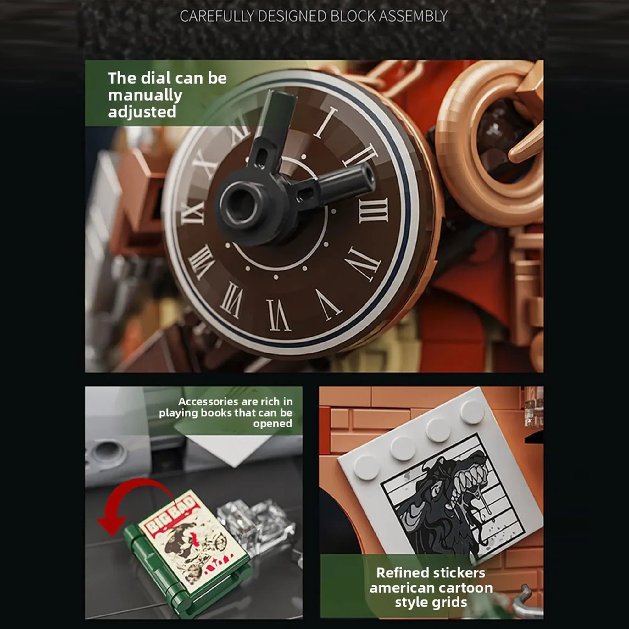 1200+PCS Owl Detective Building Blocks – Magic Animal Model 073 - Image 3 of 4 | TheBrickTube