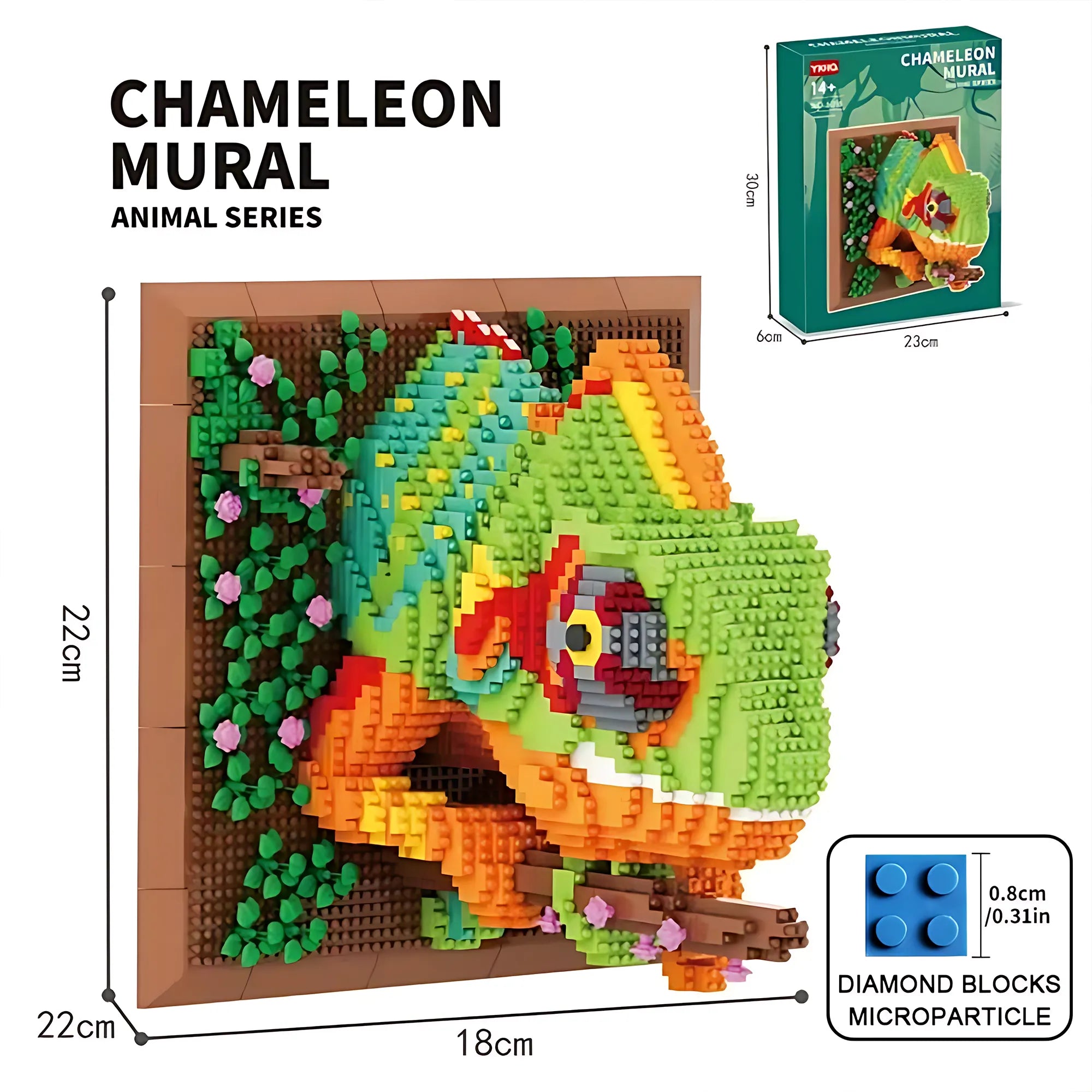 Animal Head Wall Building Blocks – 3D DIY Decor Model 043 - Image 8 of 8 | TheBrickTube