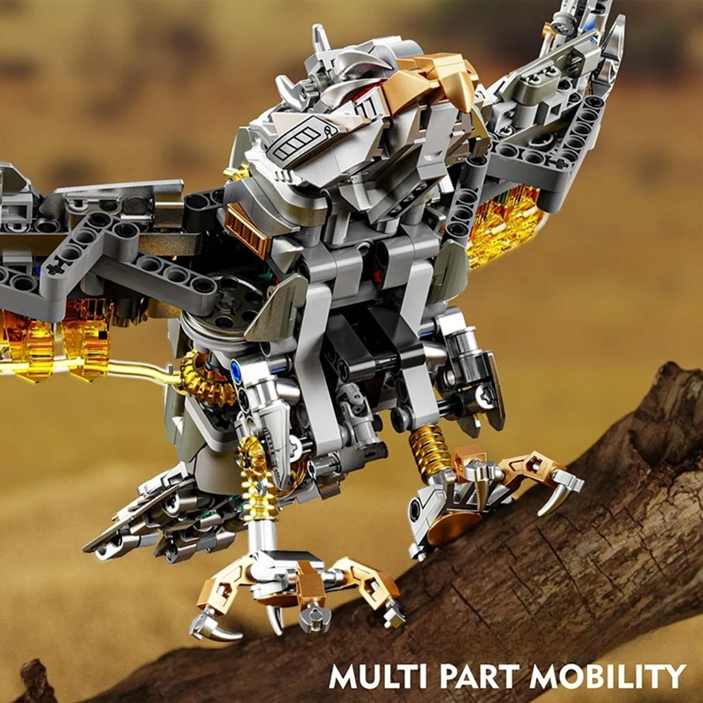Mechanical Eagle Building Blocks – 1168 PCS Motorized Display Model 035 - Image 3 of 5 | TheBrickTube