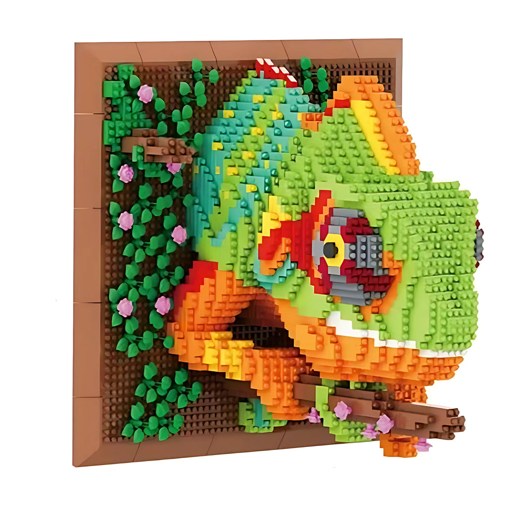 Animal Head Wall Building Blocks – 3D DIY Decor Model 043 - Image 5 of 8 | TheBrickTube