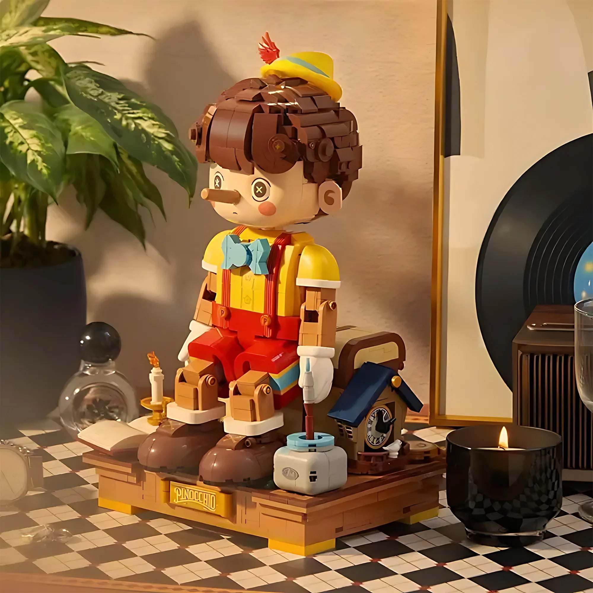 Pinocchio Building Blocks – Classic Fairy Tale Puppet Model - Image 2 of 4 | TheBrickTube