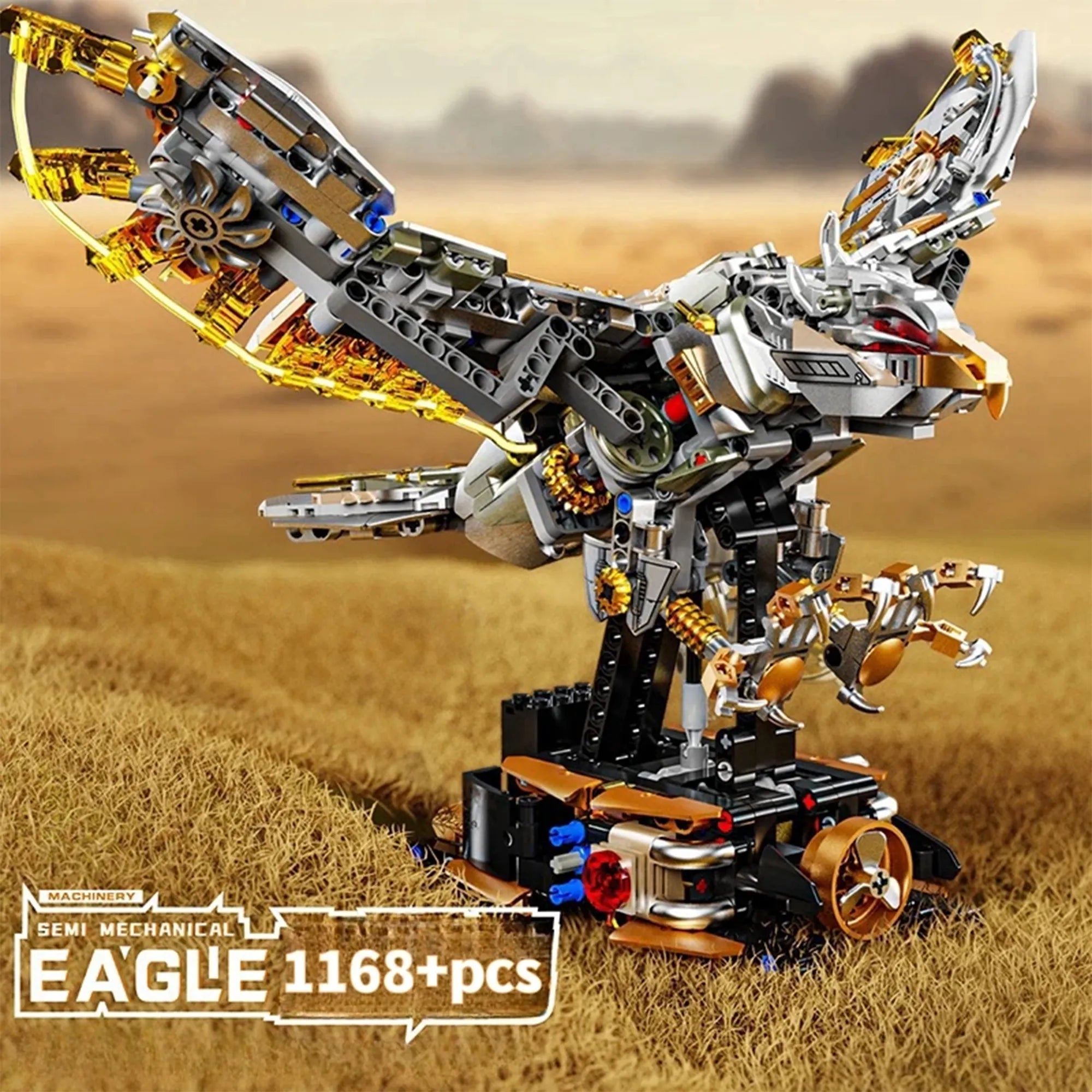 Mechanical Eagle Building Blocks – 1168 PCS Motorized Display Model 035 - Image 2 of 5 | TheBrickTube