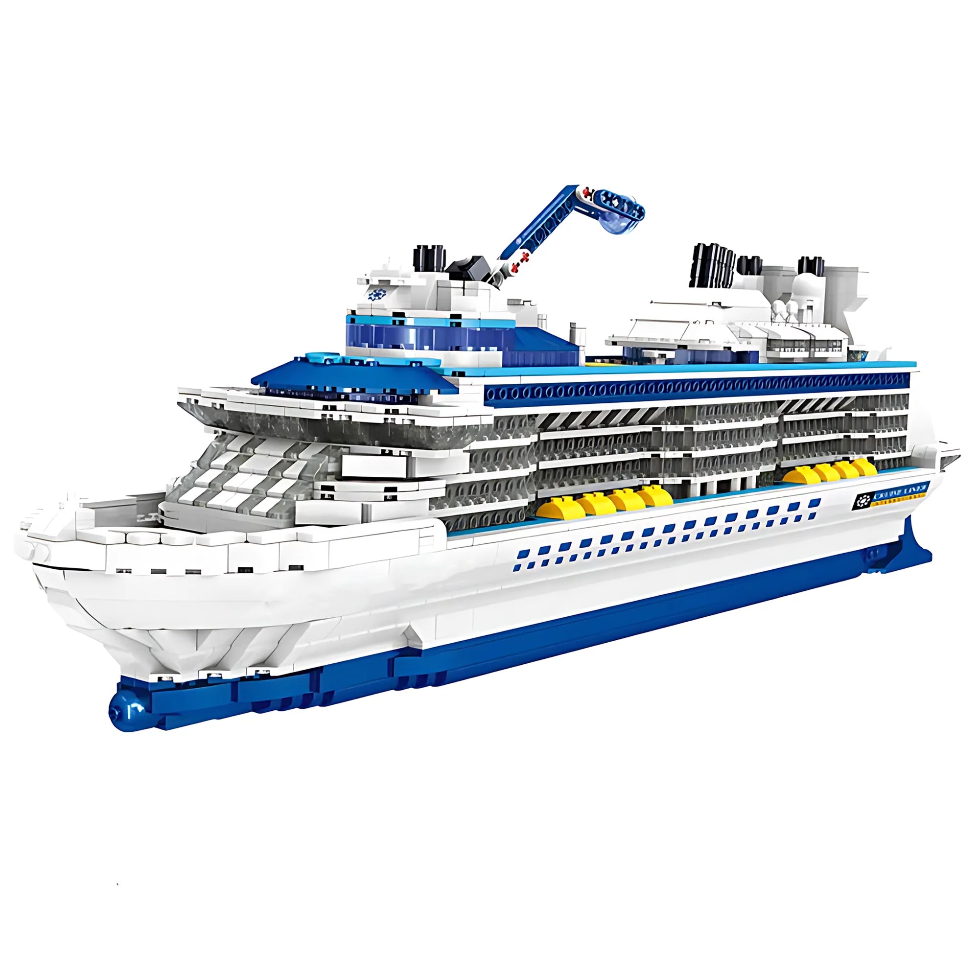 Cruise Liner Ship Building Blocks – 2428 PCS Ocean Vessel Display Model 045 - Main Image | TheBrickTube