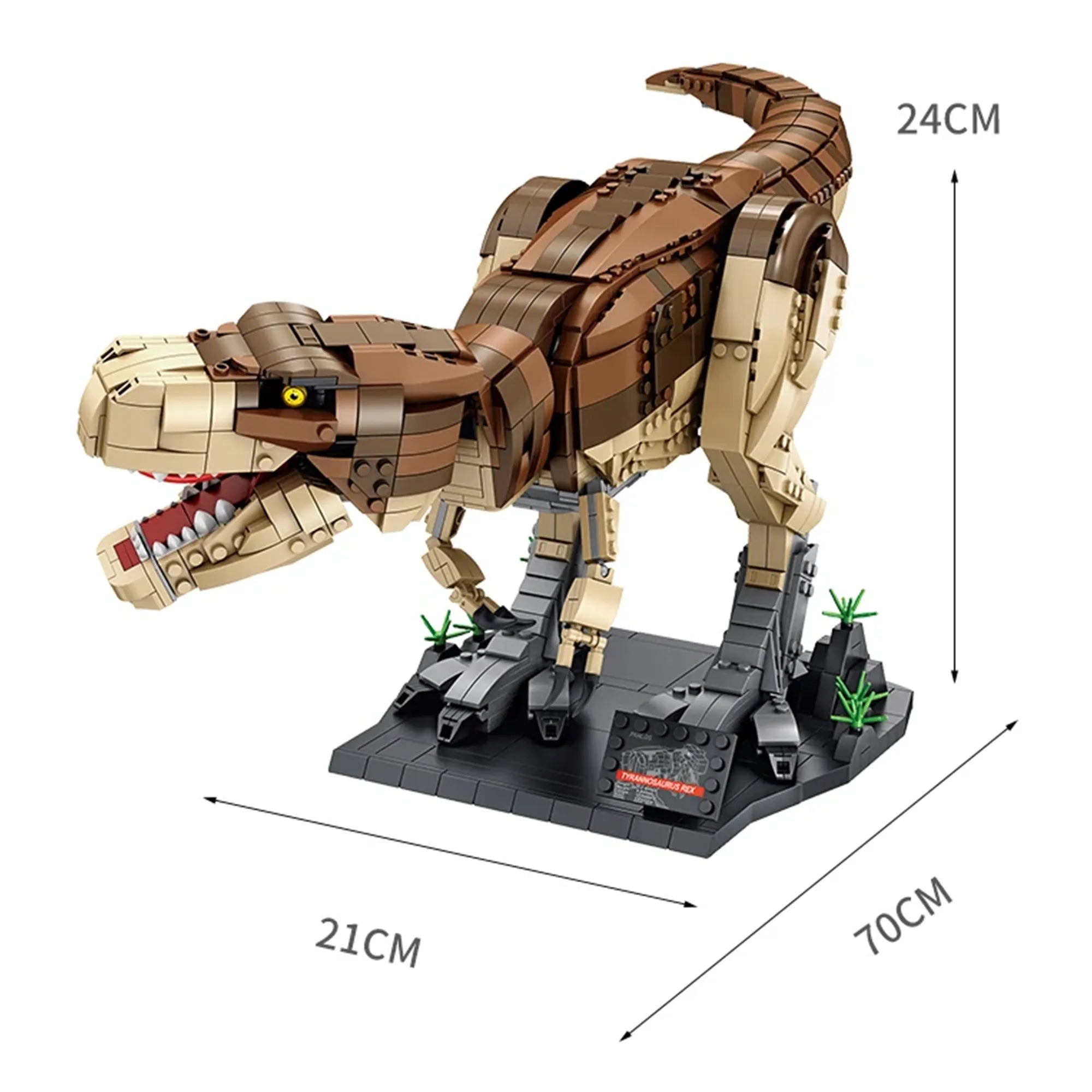 Dinosaur World Building Blocks – T-Rex & Mosasaurus DIY Models 023 - Image 10 of 16 | TheBrickTube