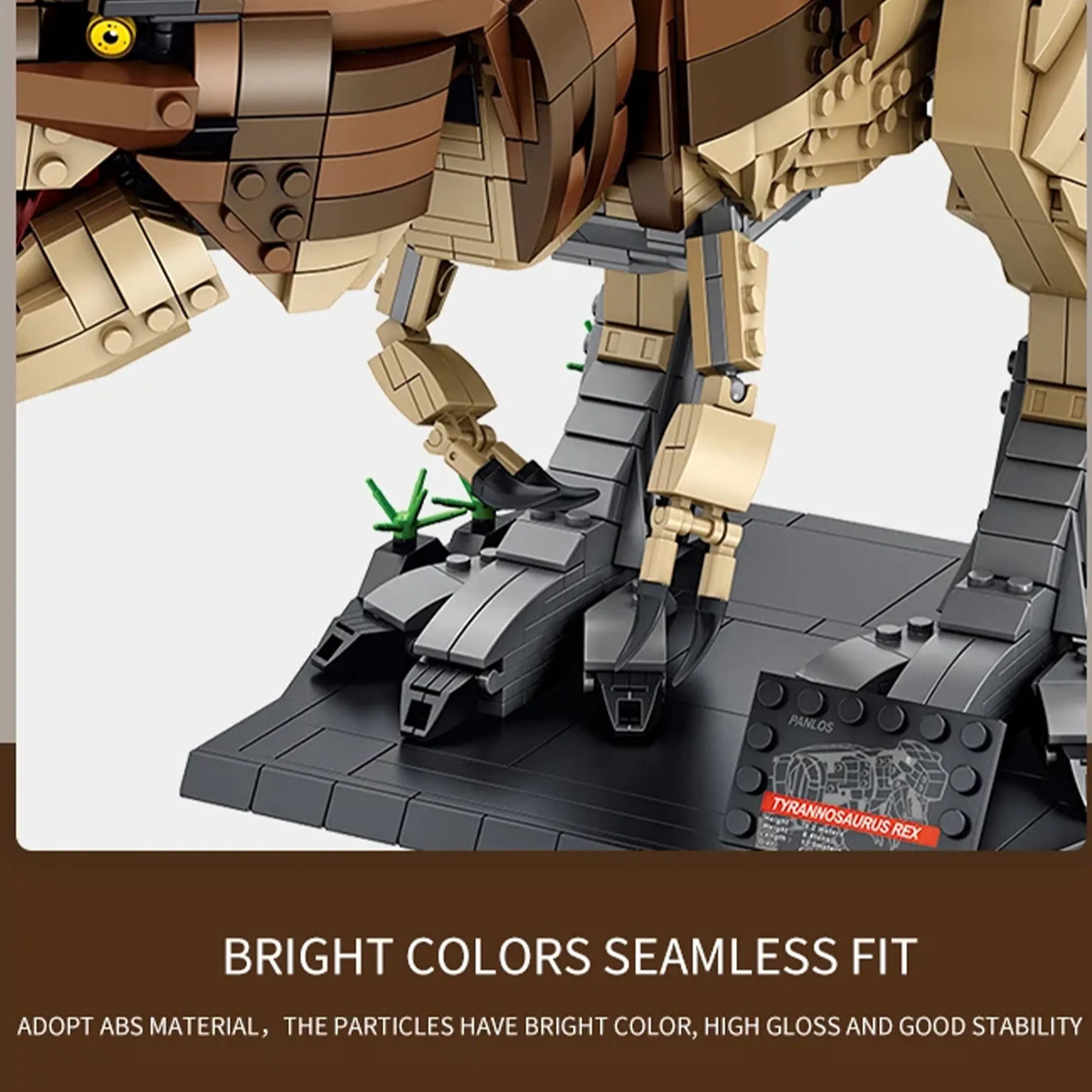 Dinosaur World Building Blocks – T-Rex & Mosasaurus DIY Models 023 - Image 8 of 16 | TheBrickTube