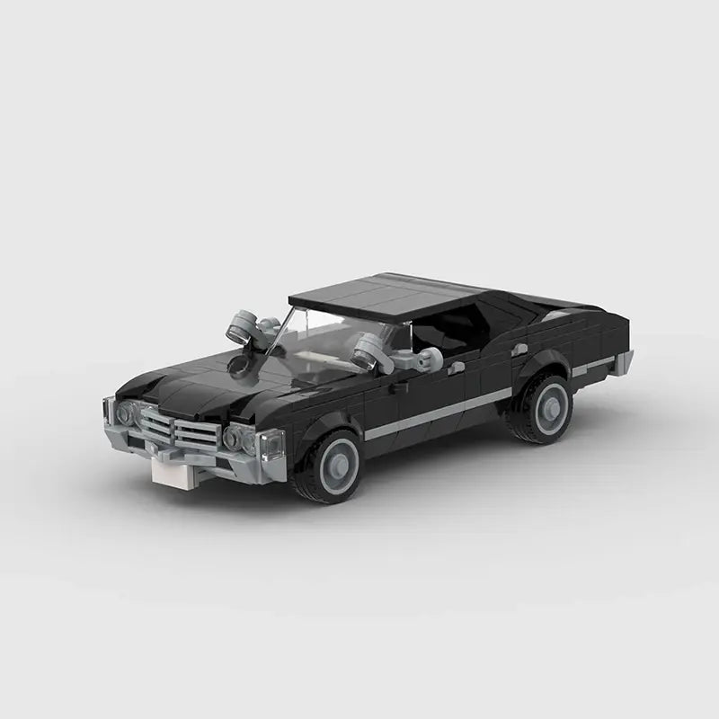 Chevrolet Chevelle brick model - front angle view - TheBrickTube