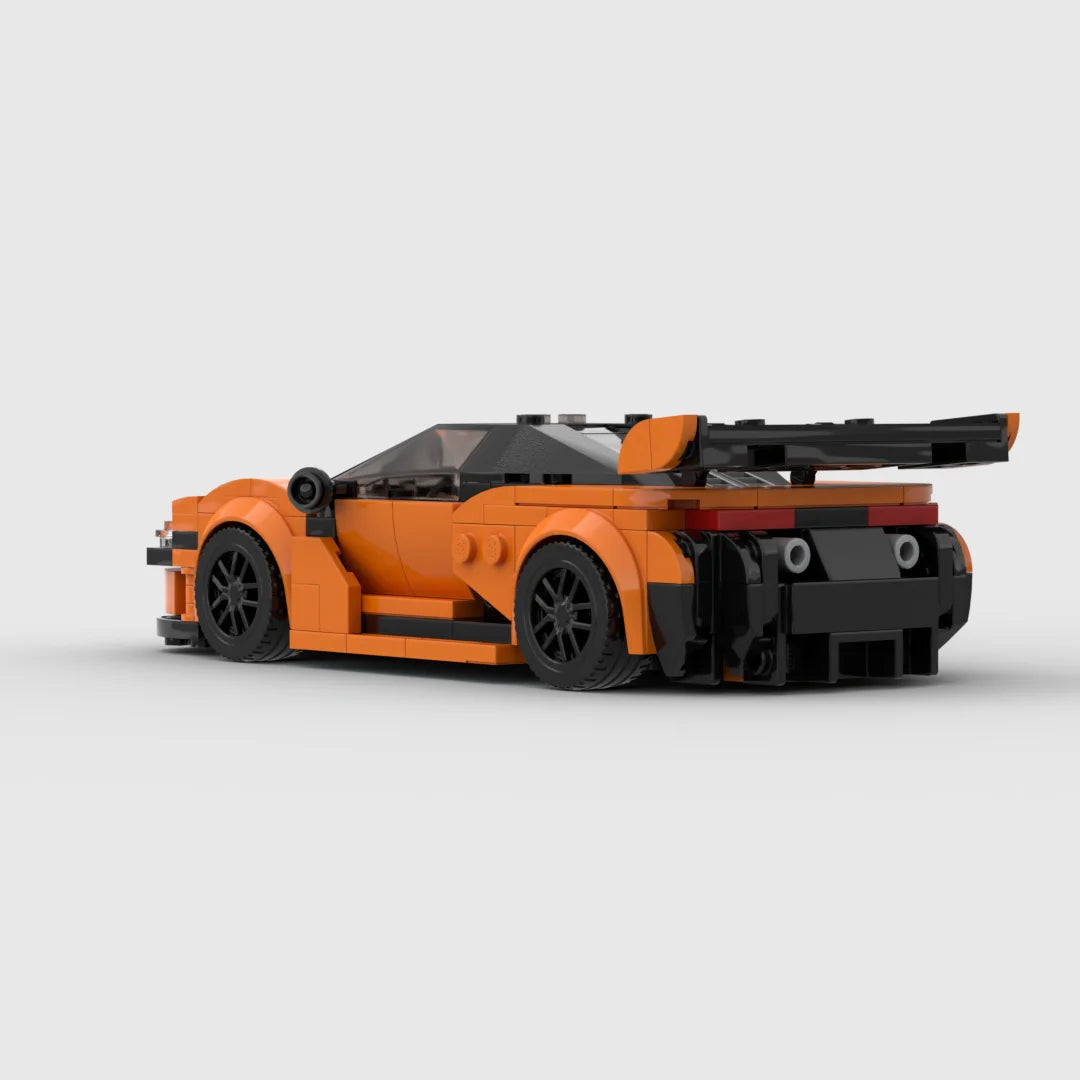 Mclaren 720S GT3 brick model - side profile view - TheBrickTube