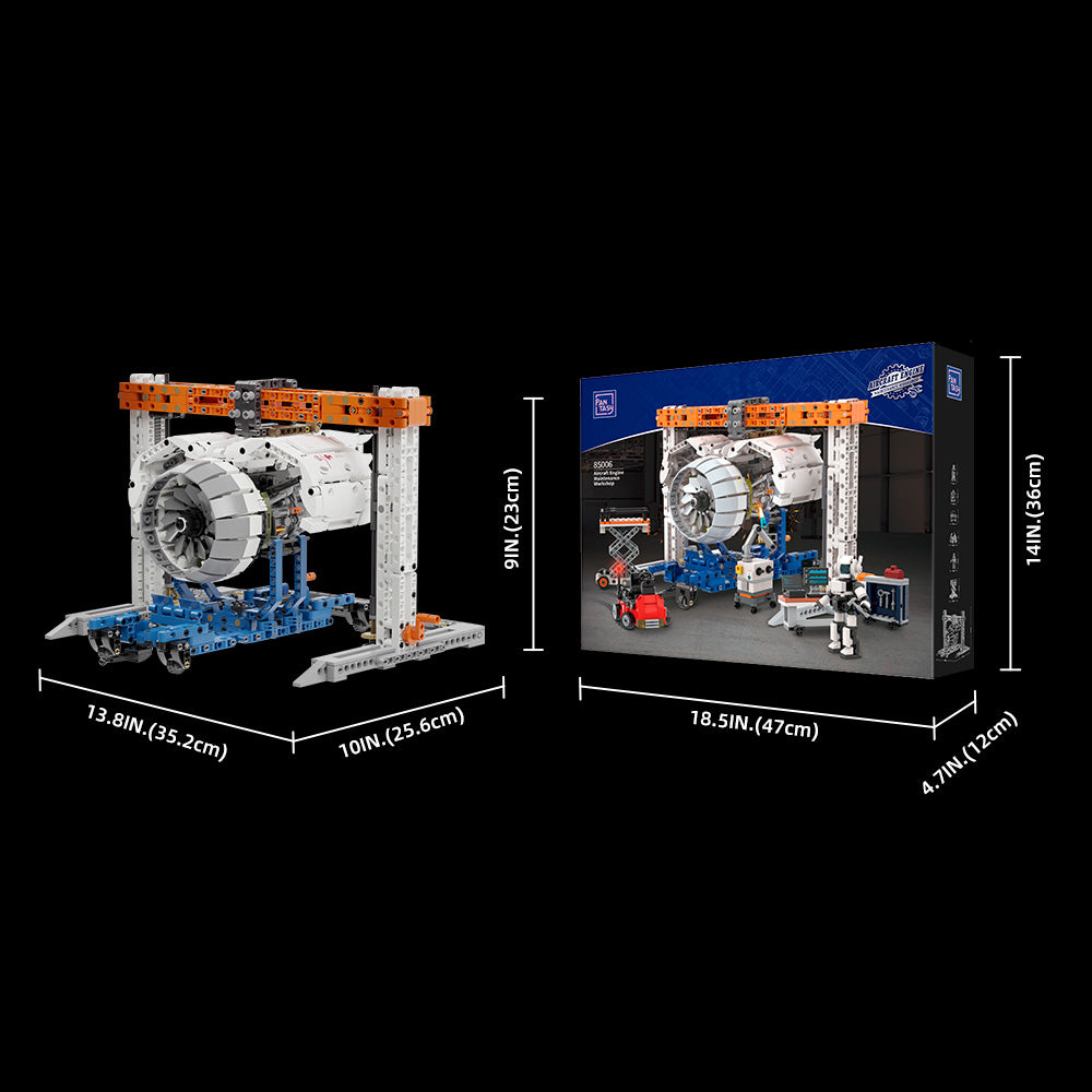 Aircraft Engine Maintenance Workshop 85006 | Mechanical Building Set - Image 7 of 7 | TheBrickTube