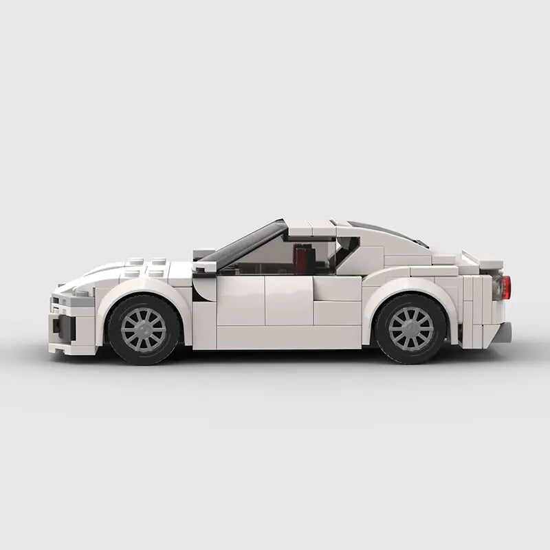 Toyota GT86 brick model - rear angle view - TheBrickTube