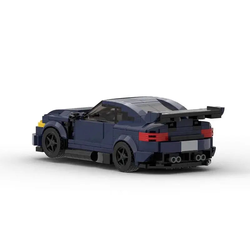 BMW M4 F80 brick model - side profile view - TheBrickTube