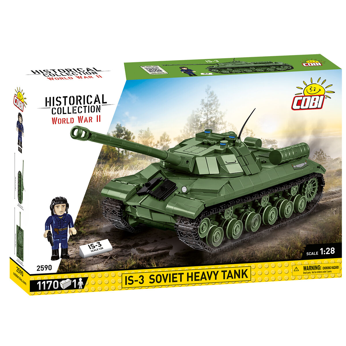 IS-3 Soviet Heavy Tank Building Set - Main Image | TheBrickTube