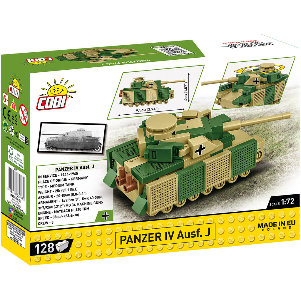 Panzer IV Ausf. J Tank 1:72 Scale Building Set - Image 2 of 6 | TheBrickTube