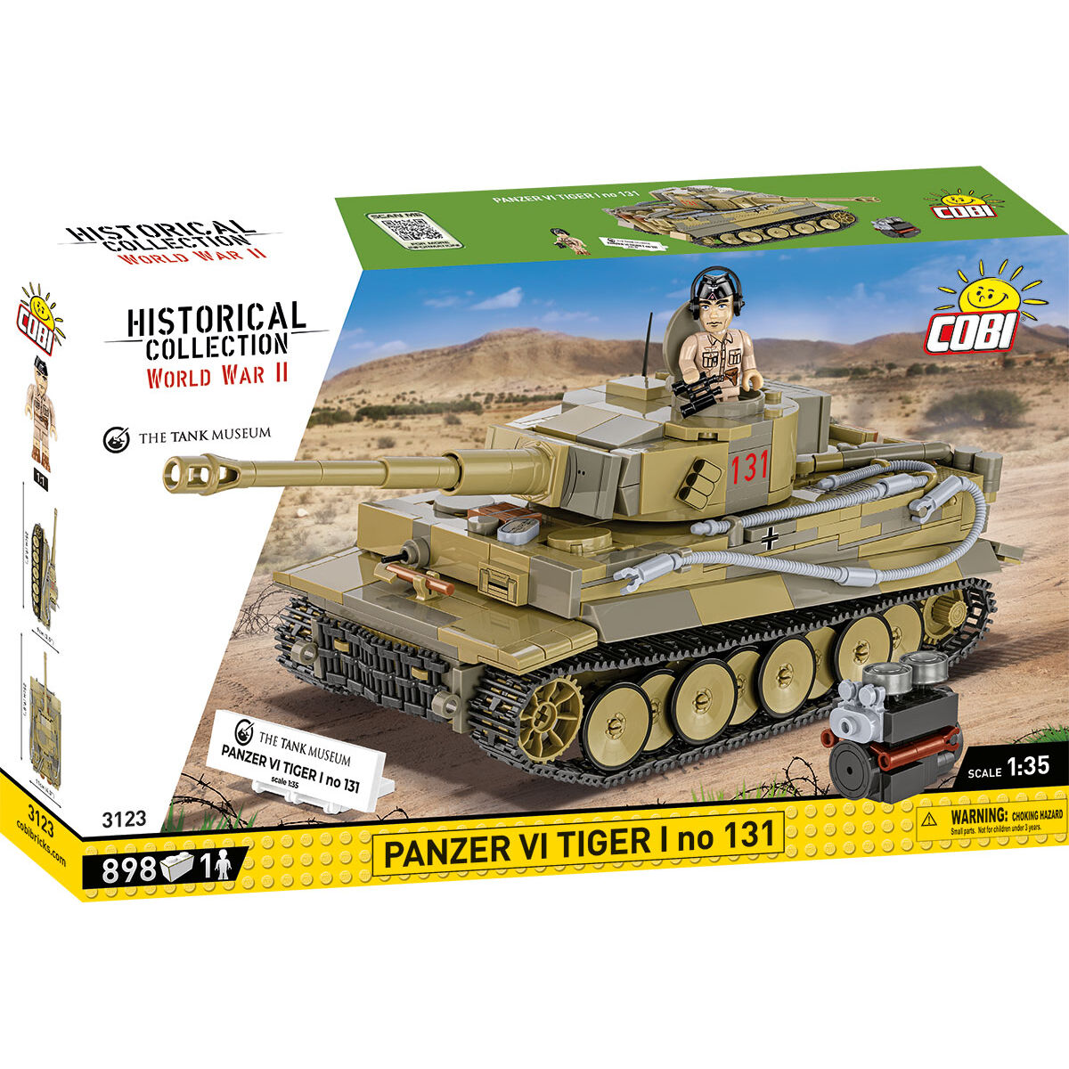 PANZER VI Tiger I No. 131 Tank Building Set - Main Image | TheBrickTube