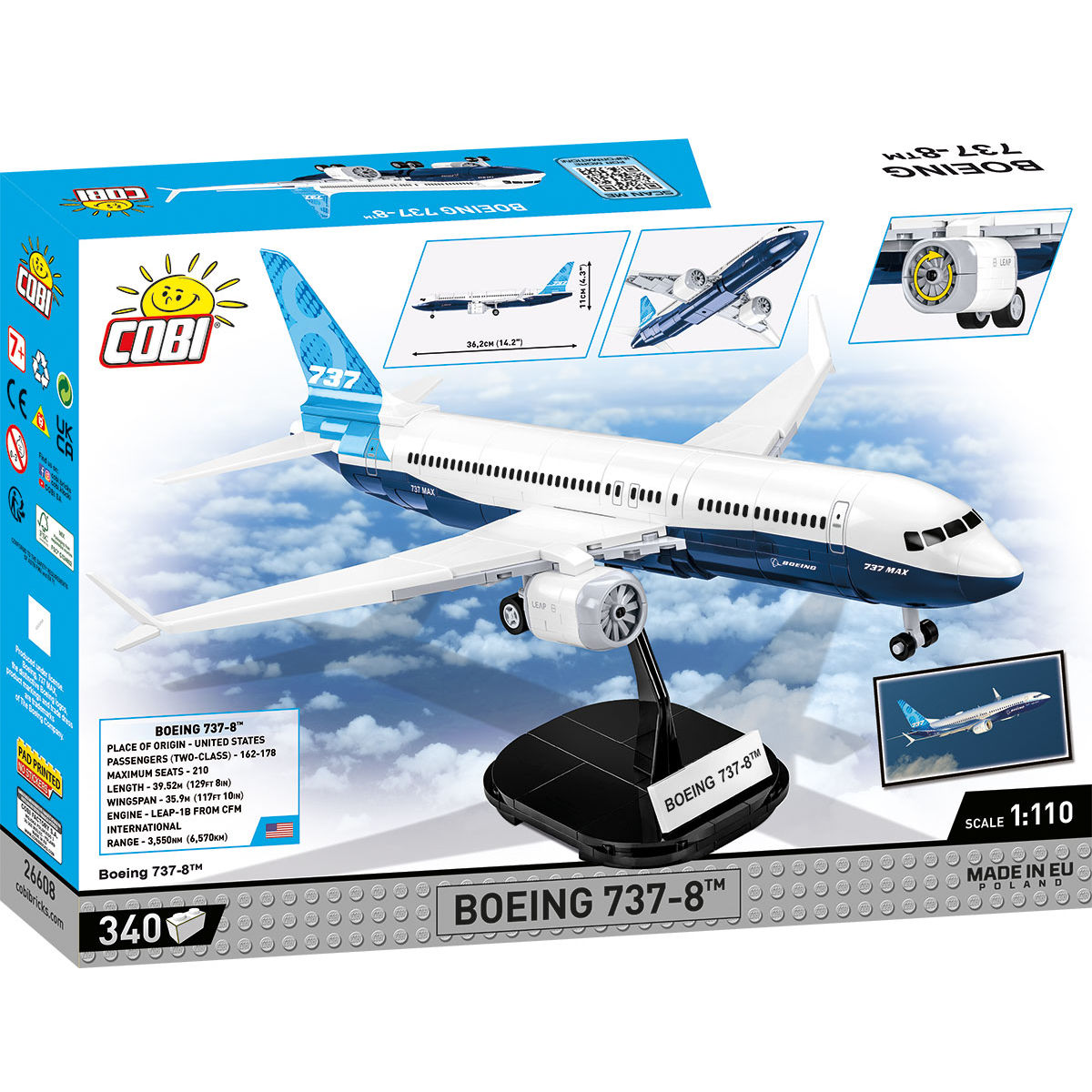 Boeing 737-8 Passenger Jet Building Set - Image 2 of 6 | TheBrickTube