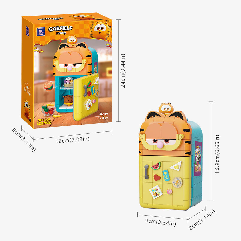 Pantasy x Garfield Fantastic Machines Series Fridge 86809 - Image 4 of 4 | TheBrickTube