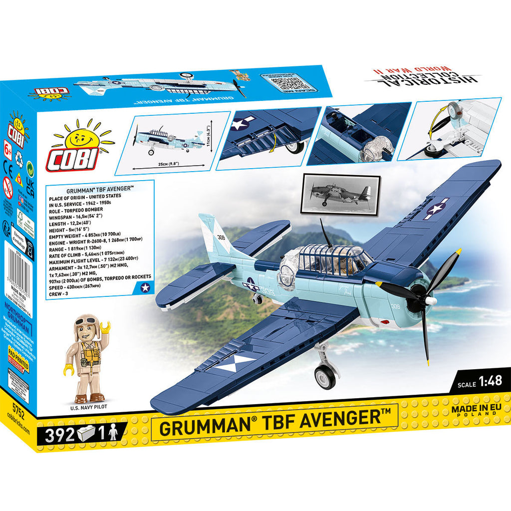 Grumman TBF Avenger Torpedo Bomber Building Set - Image 2 of 6 | TheBrickTube