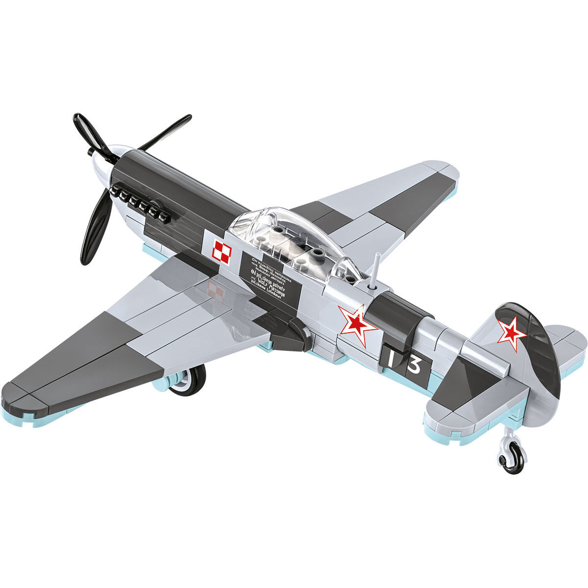 Yakovlev YAK-1b Fighter Building Set - Image 6 of 6 | TheBrickTube