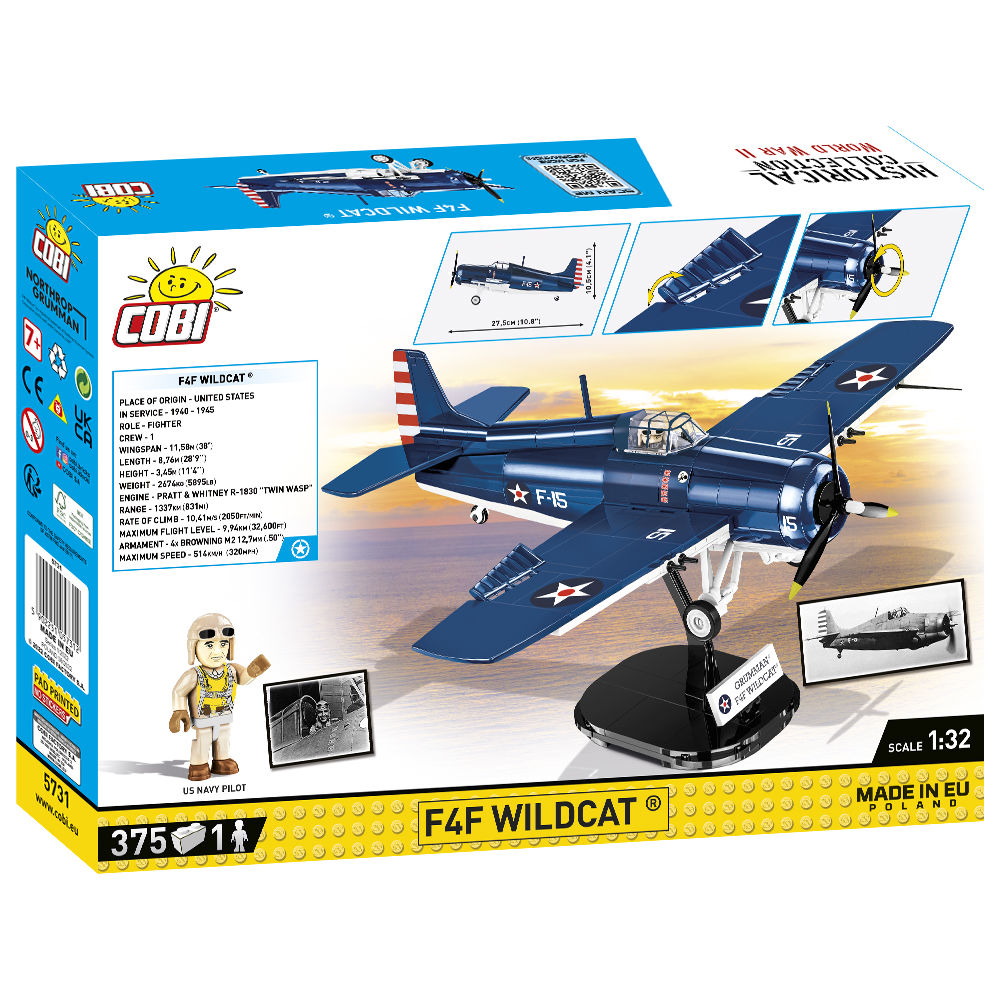F4F Wildcat Fighter Building Set - Image 2 of 6 | TheBrickTube