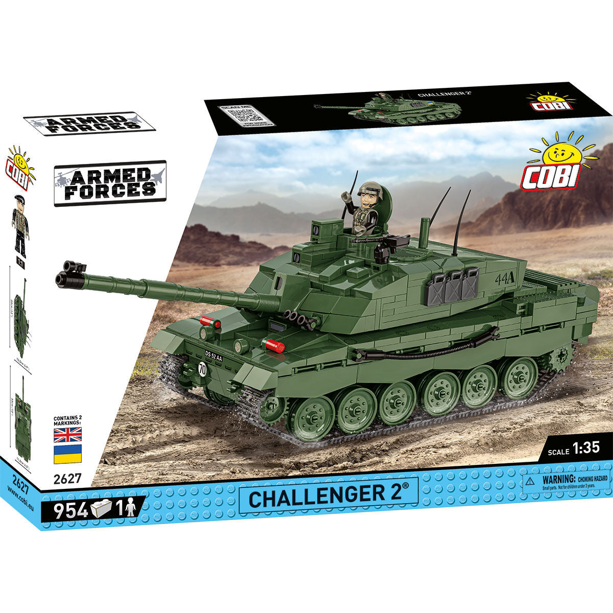 Challenger 2 Tank Building Set - Main Image | TheBrickTube