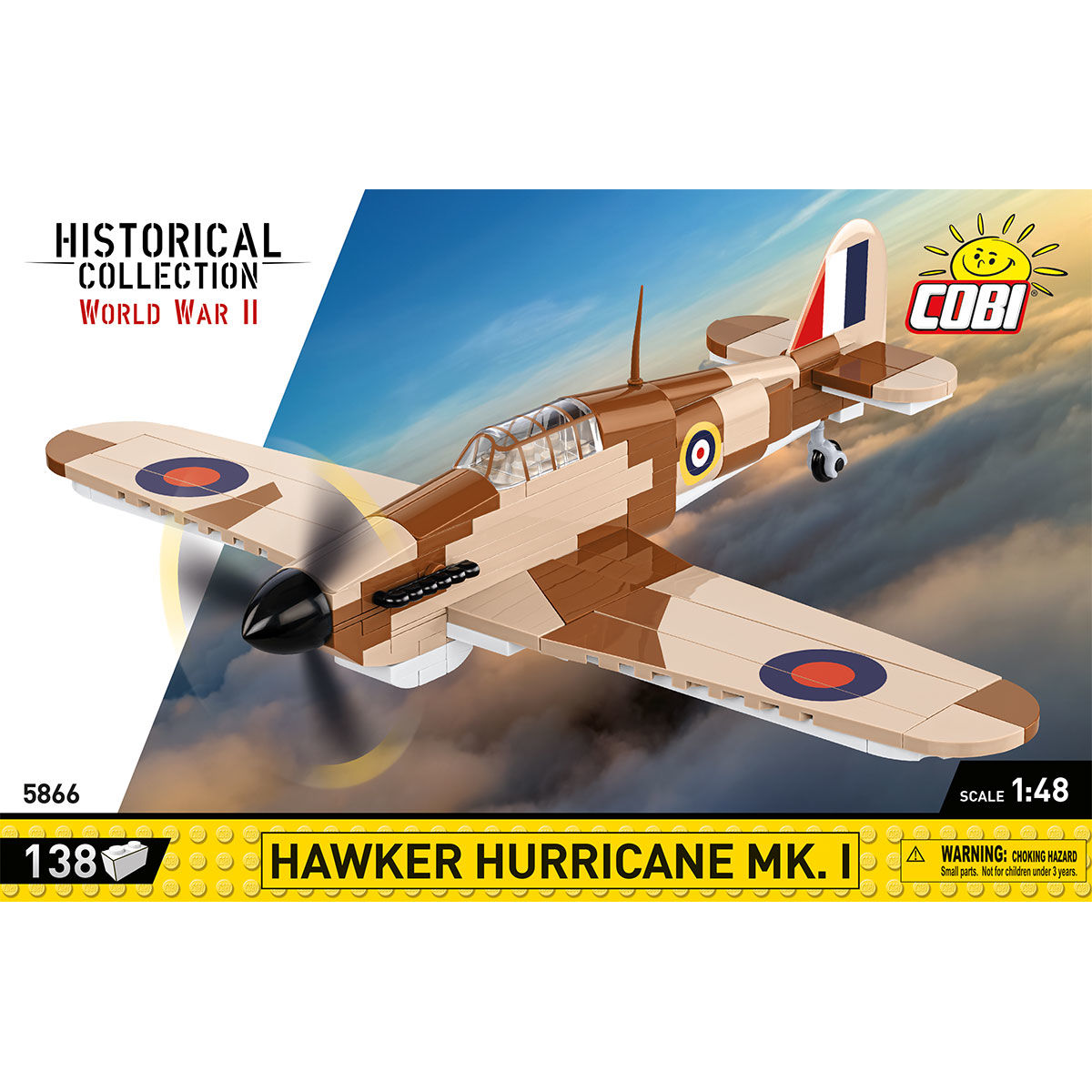 Hawker Hurricane MK. I Fighter 1:48 Building Set - Image 3 of 6 | TheBrickTube