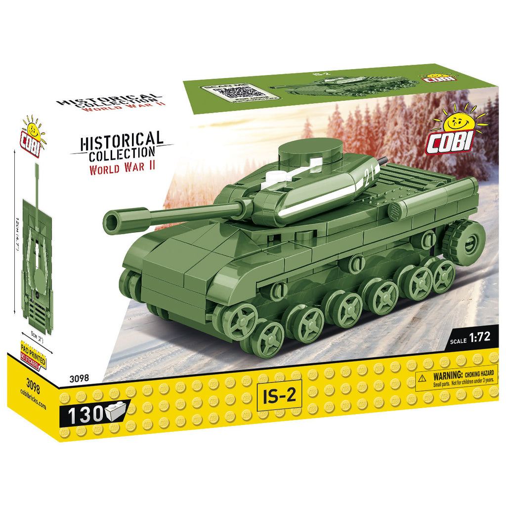 IS-2 Tank 1:72 Scale Building Set - Main Image | TheBrickTube