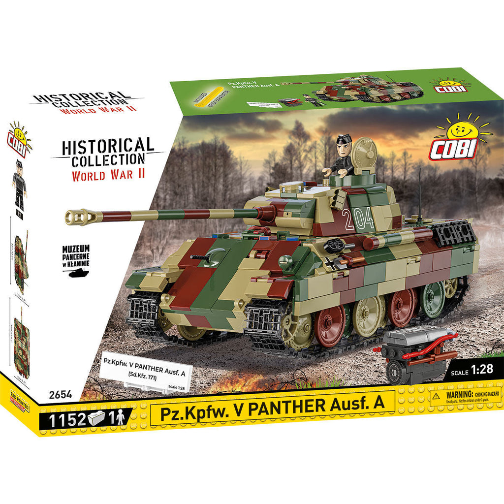 Pz.Kpfw. V PANTHER Ausf. A Tank Building Set - Main Image | TheBrickTube