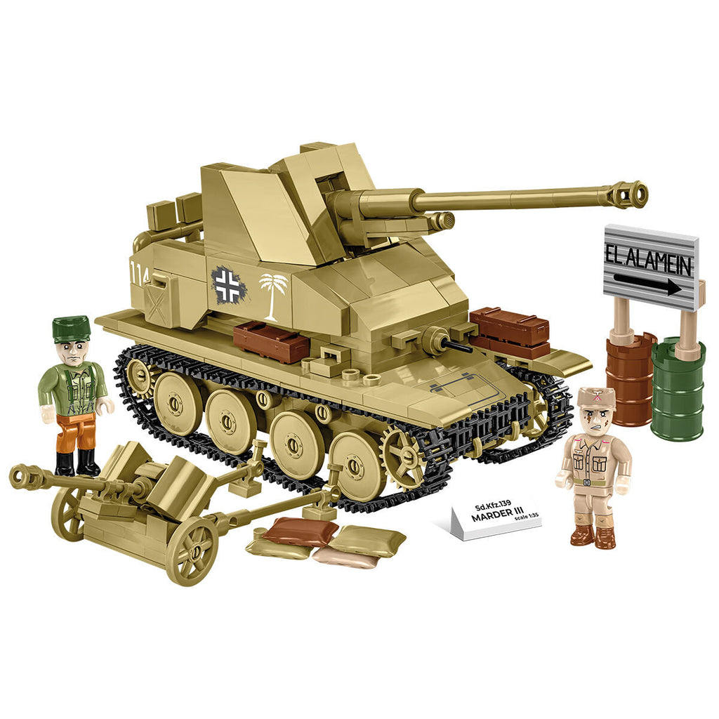 Sd. Kfz. 139 MARDER III Tank Destroyer Building Set - Image 5 of 6 | TheBrickTube