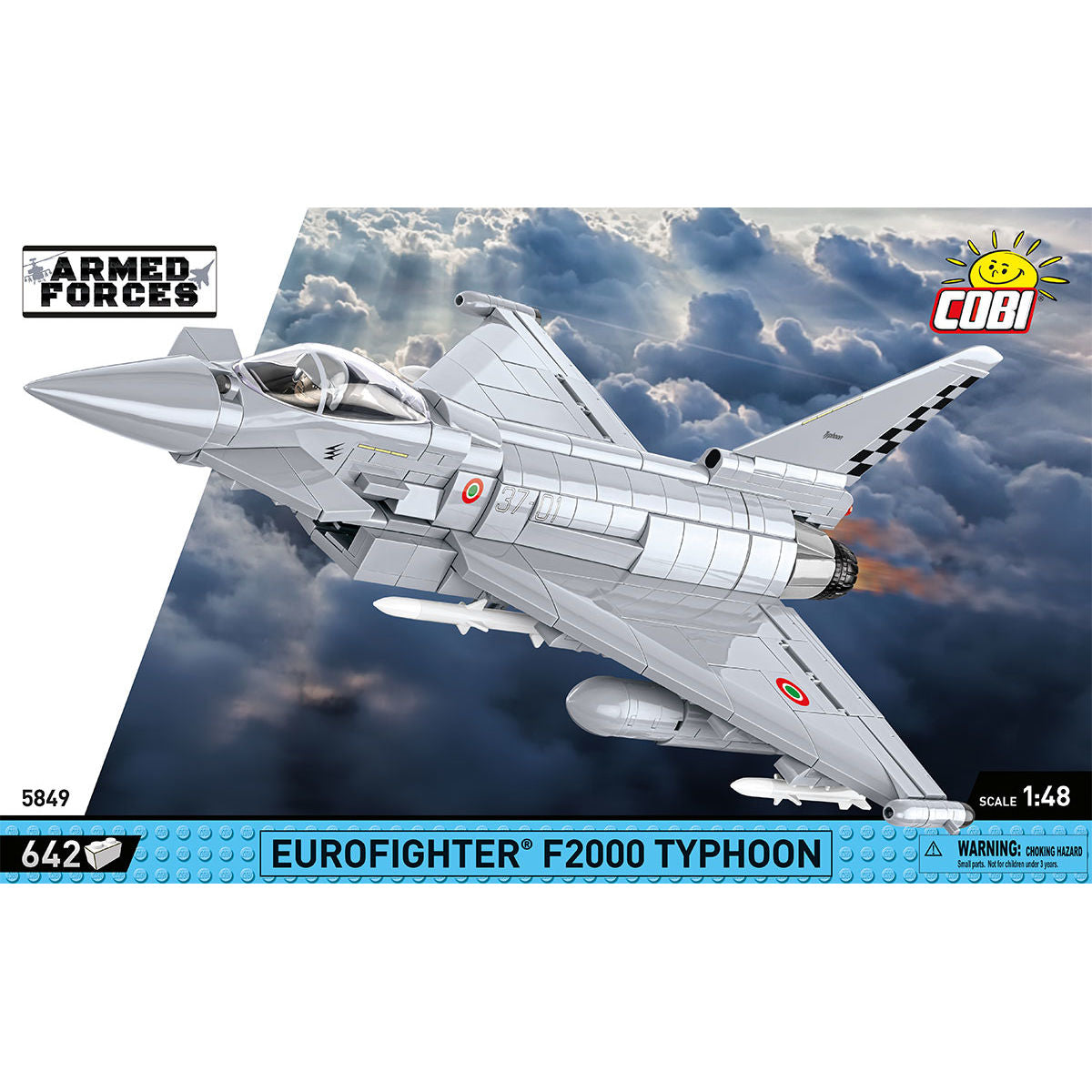 Eurofighter F2000 Typhoon Fighter (Italy) Building Set - Image 3 of 6 | TheBrickTube