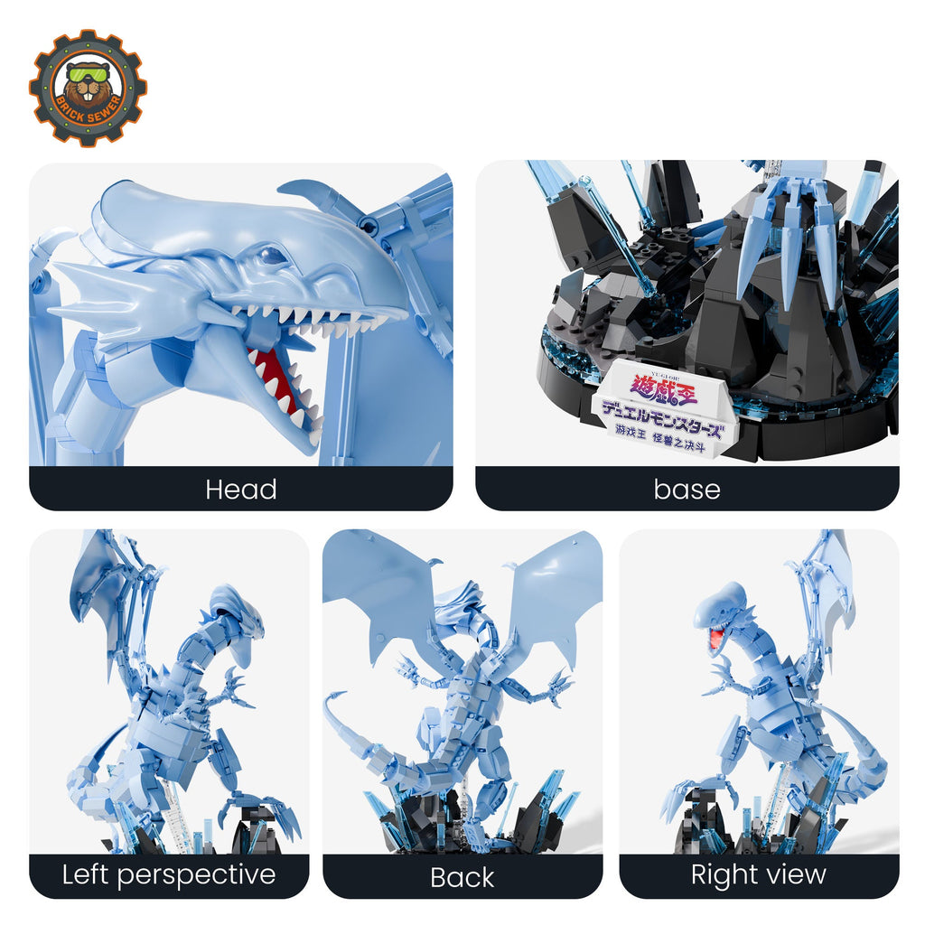 Blue Eyes White Dragon 1239pcs | Building Blocks Set - Image 4 of 9 | TheBrickTube