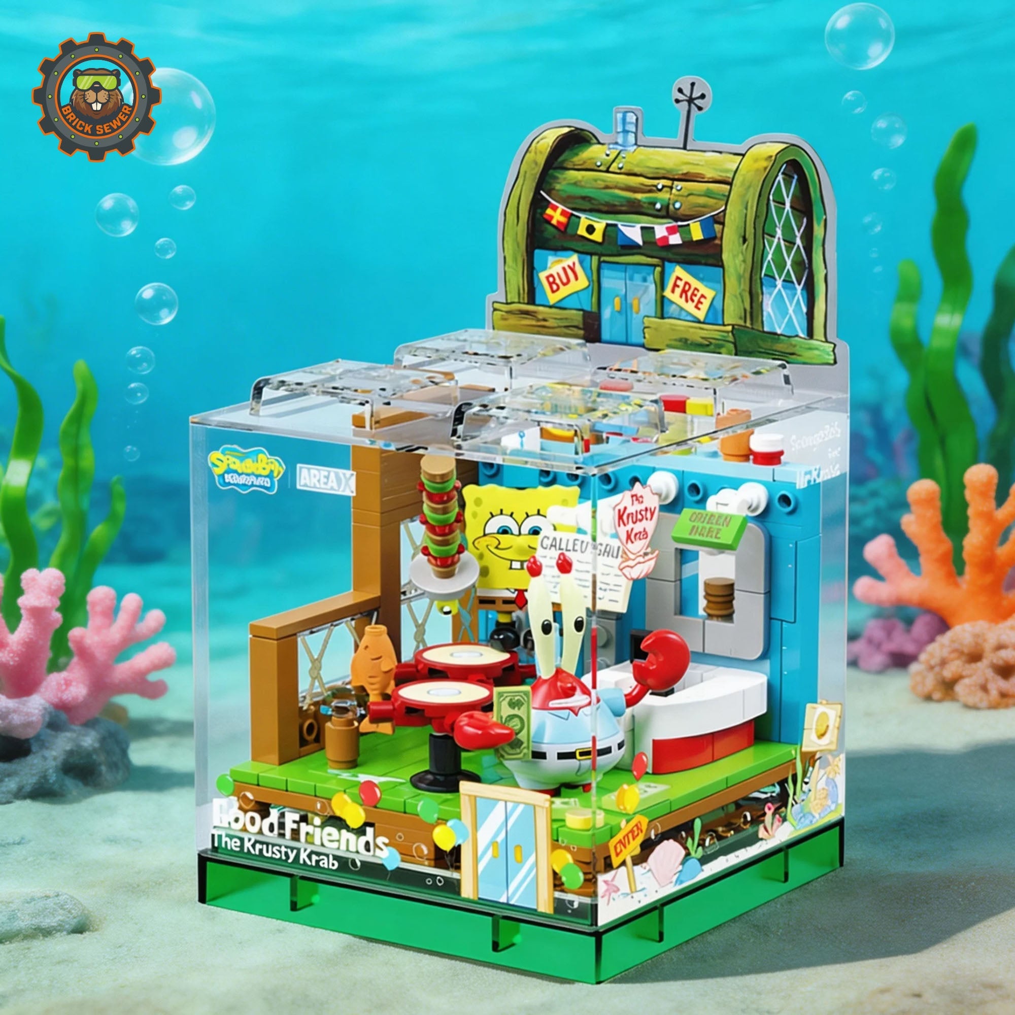 Krusty Krab Building Blocks 248pcs - Image 6 of 8 | TheBrickTube