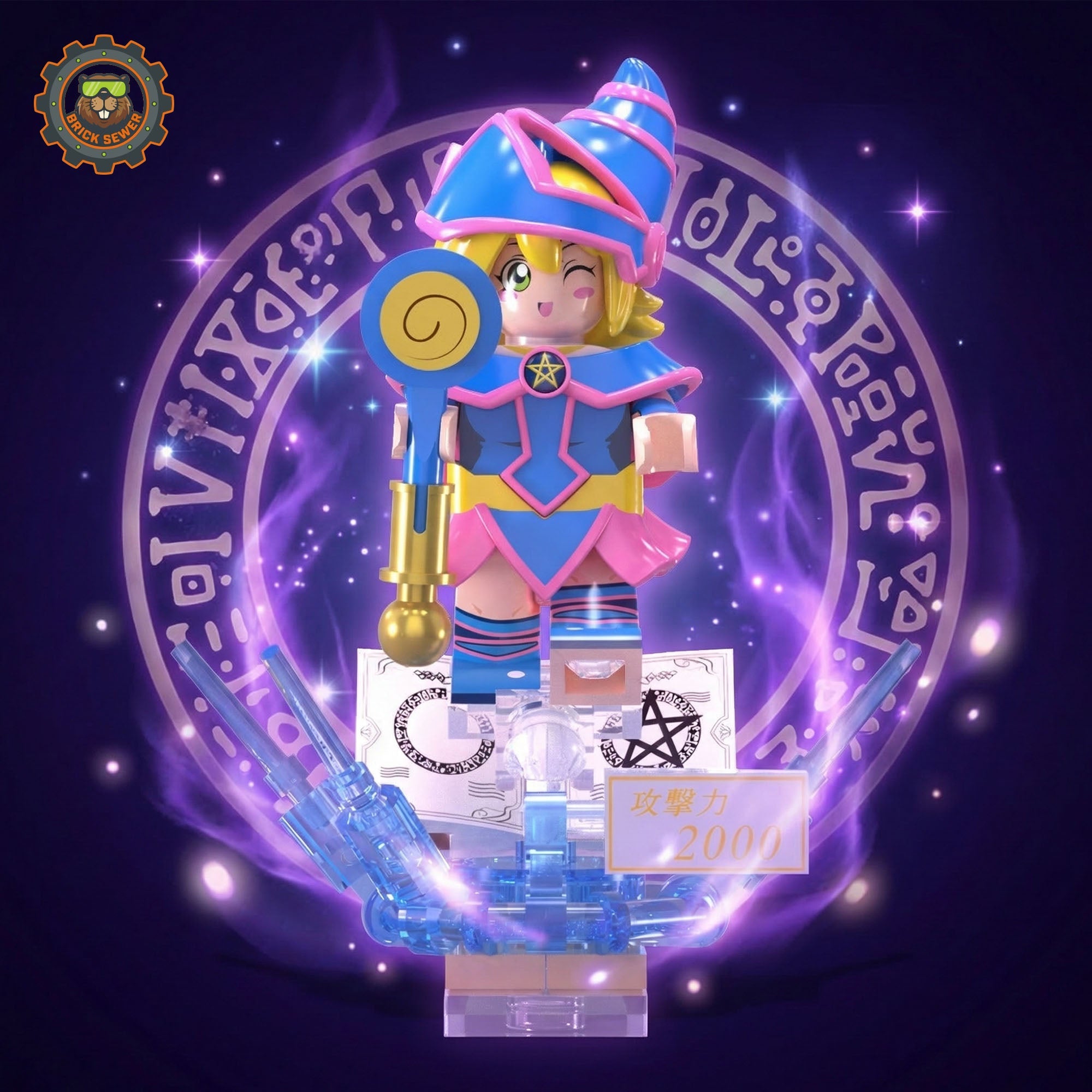 Dark Magician Girl Mini Figure | Building Blocks Set - Image 6 of 7 | TheBrickTube